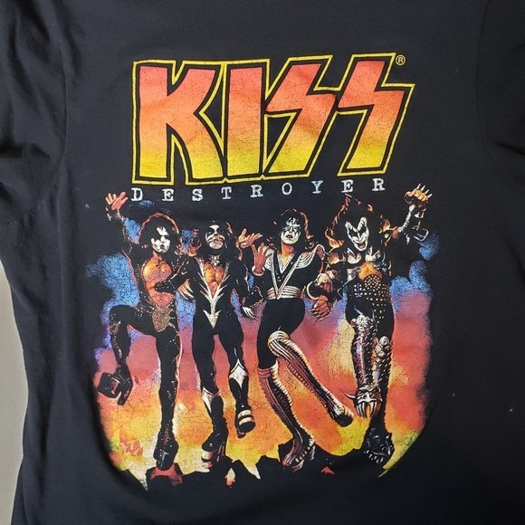 KISS DESTROYER BLACK T SHIRT SIZE SMALL - Picture 2 of 7